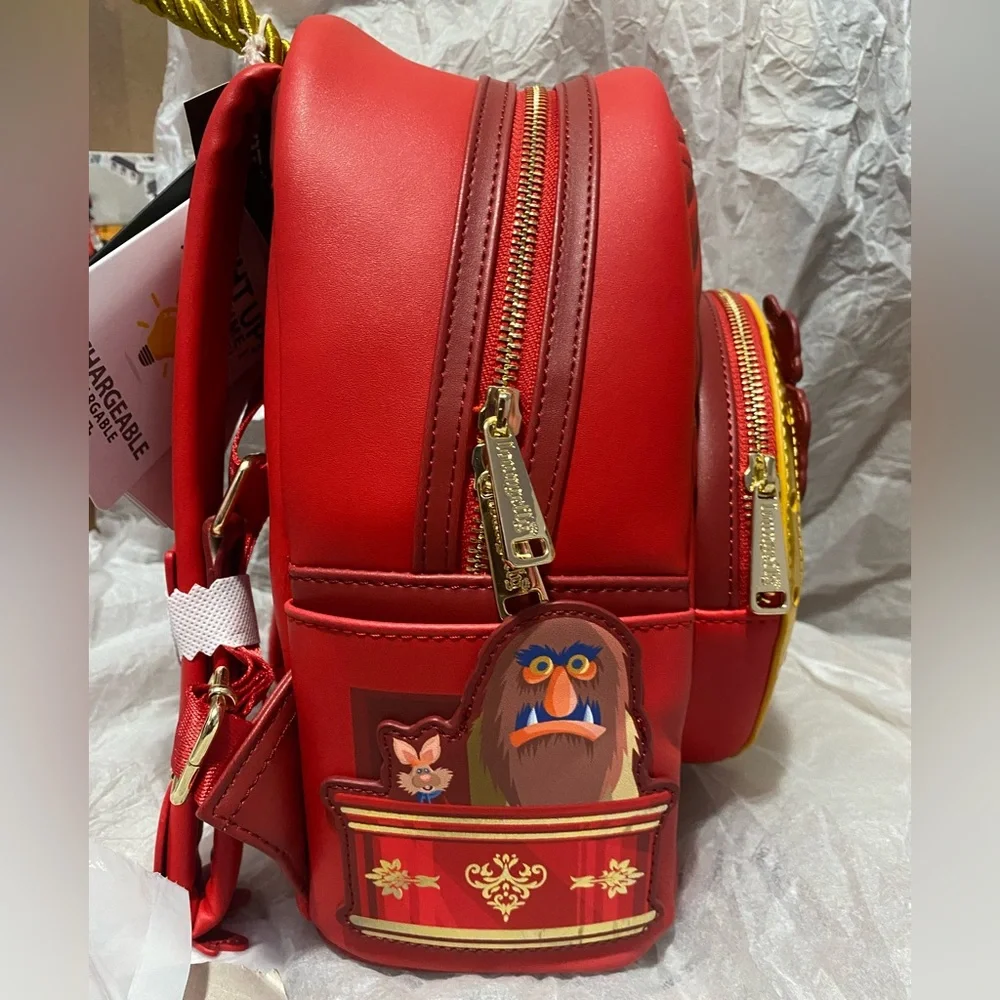 LOUNGEFLY DISNEY THE MUPPETS GROUP MINI BACKPACK LIGHT UP